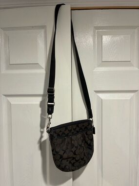 Coach Black Signature Crossbody Bag